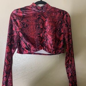Two Piece Snakeskin Set
